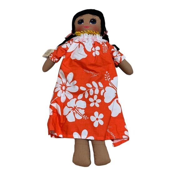 Lanakila Crafts Vintage "Halieka"Hattie Doll Made in Hawaii New w. Tag 20 inch